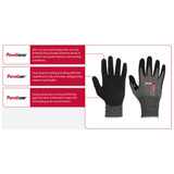 Pawa Anti-Cut Oil-Resistant Gloves Grey