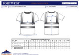 Portwest Hi-Vis T-Shirt Short Sleeve S478
