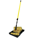 Lynwood Apex Woven Tiger Stripe 6 Sleeve Roller Set With 2' - 4' Button Lock Extension Pole