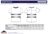 Portwest Hi-Vis Cotton Comfort T-Shirt Short Sleeve Yellow S172