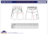 Portwest Action Shorts