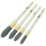 Coral Round Sash Paint Brushes 4pc