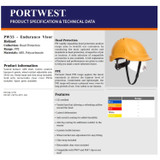 PW55 Portwest Endurance Visor Helmet