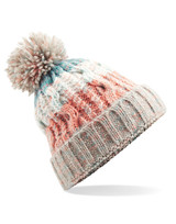 Beechfield Corkscrew Pom Pom Beanie	
