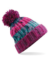 Beechfield Corkscrew Pom Pom Beanie	