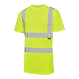 Supertouch Hi Vis Bird Eye T-Shirt Yellow 39T41-7