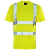 Supertouch Hi Vis Bird Eye T-Shirt Yellow 39T41-7