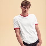 Fruit of the Loom Mens Valueweight Ringer T-Shirt