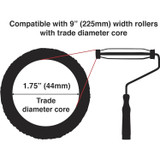 ProDec Plastic Handle Trade Professional Paint Roller Frame