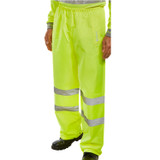 Beeswift Hi-vis Waterproof Traffic Trousers