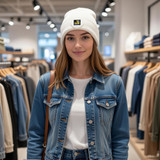 Tough Gear Frost Circular Patch Beanie