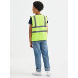 Uneek Childrens Hi-Viz Waist Coat Yellow UC806