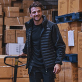 Apache Hybrid Jacket with Foldaway Hood Black