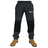 Tough Gear Extreme Knee Pad Jogging Bottoms Charcoal Grey