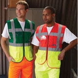 Yoko HVW801 Multifunctional Executive Hi-Vis Waistcoat