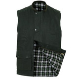 Mens Wax Bodywarmer Green