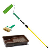 FFJ Osprey 7" Shed & Fence Roller Kit & Extension Pole