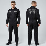 Personalised Pit Crew Flag Regular Boilersuit