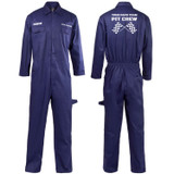 Personalised Pit Crew Flag Regular Boilersuit