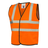 Uneek Childrens Hi-Viz Waist Coat Orange UC806
