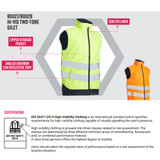 Blackrock 80028 Hi-Vis Two-Tone Gilet Orange