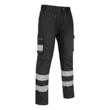 Beeswift Guardian Hi Viz Safety Combat Trouser Black