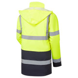 Supertouch Hi Vis 2 Tone Parka Jacket Yellow/Navy