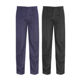 Men's Healthcare Straight Leg Work Trousers - Side Elasticated CHMTR1