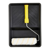 Fit For The Job Albatross 9" Long Pile Masonry Roller Set With Block Brush