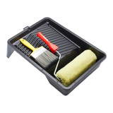 ProDec 9" x 1.75" 4 pc Long Pile Padded Masonry Roller, Frame, Brush & 11" Tray Set PRKT002