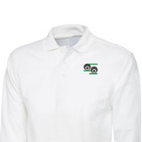 Lawn Bowls Logo Bowling Polo Shirt White