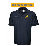 Gas Safe Plumber Embroidered Personalised Heavyweight Cotton Polo Shirt