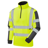 Supertouch Hi Vis 2 Tone Yellow Rugby Shirt