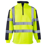 Supertouch Hi Vis 2 Tone Yellow Rugby Shirt