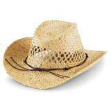Beechfield Unisex Straw Cowboy Hat B735