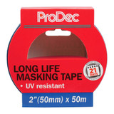 24 x ProDec 2" x 50m Long Life Masking Tape PLLMT50
