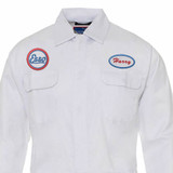 Personalised Embroidered Esso Boilersuit Gas Petrol Station White