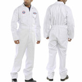 Personalised Embroidered Esso Boilersuit Gas Petrol Station White