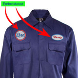 Personalised Embroidered Esso Boilersuit Gas Petrol Station NAVY Personalised Embroidered Esso Boilersuit Gas Petrol Station NAVY