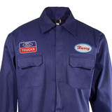 Personalised Embroidered & Print Ford Trucks Boilersuit Gas Petrol Station NAVY
