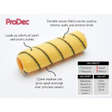 Prodec Hercules 9" Telescopic Frame & Medium Pile 3 x Emulsion/Masonry Sleeve & Paint Tray