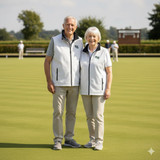 Bowling Logo Mens Softshell BodyWarmer White