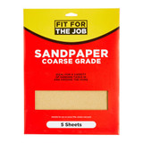 Fit For The Job 5 Sheets Sandpaper