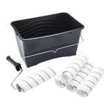 Prodec Twister 9" x 1.75" Microfibre Paint Roller Scuttle Kit & Extension Pole