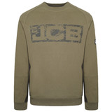 JCB Trade Crew Neck Sweatshirt Olive CREW/OL