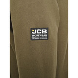 JCB Horton Heavyweight Hoody Olive D-FX