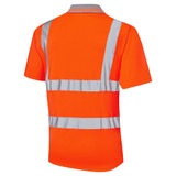 Supertouch Hi Vis Bird Eye Polo Shirt Orange 39E81-7