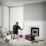 Maverick Series V - 4 Inch 10 Piece Pack Paint Mini Roller Covers Professional 15mm Sleeve Microfibre Grey