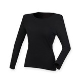 Skinni Fit Women's Long Sleeved Stretch T-Shirt SK124