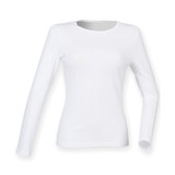Skinni Fit Women's Long Sleeved Stretch T-Shirt SK124